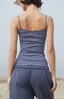 John Galt & White Skylar Striped Tank Top