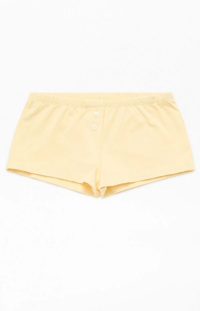 John Galt Yellow Boxer Boyshorts