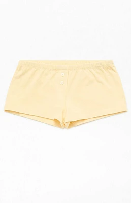 John Galt Yellow Boxer Boyshorts