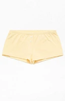 John Galt Yellow Boxer Boyshorts