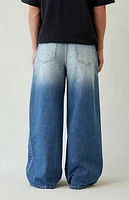 Pacsun Ryder Ultra Baggy Jeans Medium Blue