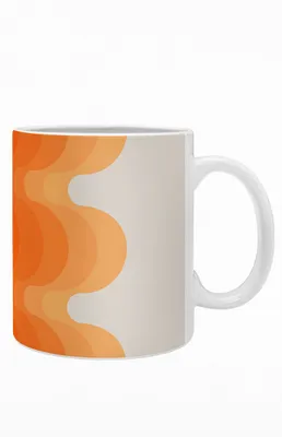 Orange Swirl Coffee Mug