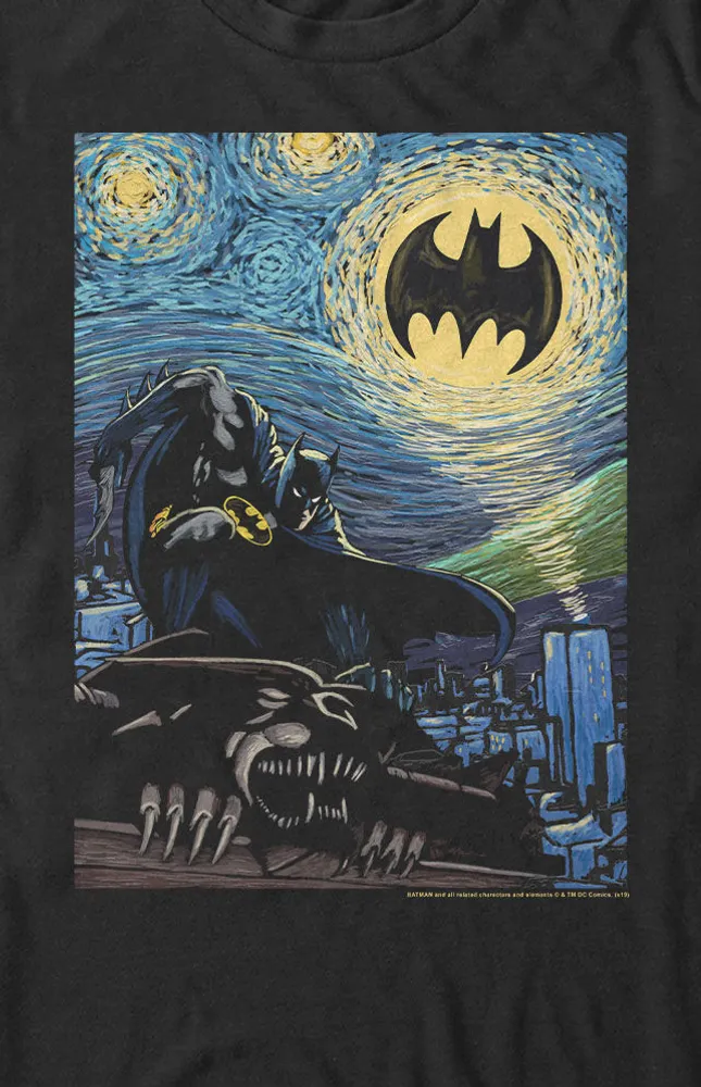 Batman Starry Night T-Shirt