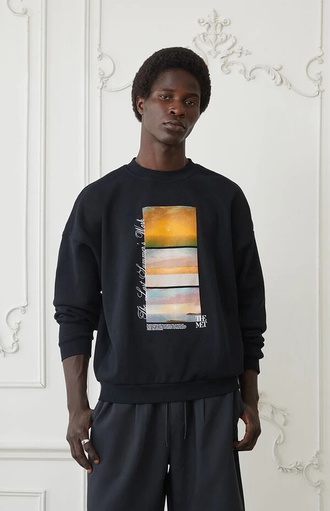 The Met x Pacsun Last Summer's Work Crew Neck Sweatshirt