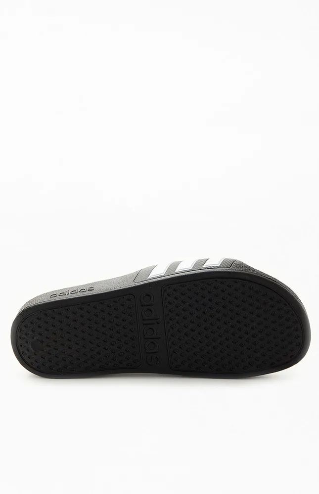 adidas Kids Black Adilette Aqua Slide Sandals
