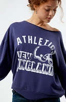 PS / LA Athletics New England off-The-Shoulder Sweatshirt