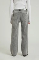 Pacsun Jordyn Gray Low Rise Straight Leg Jeans