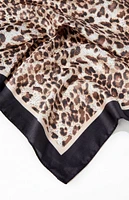 LA Hearts Leopard Head Scarf