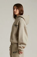 Fear of God Essentials Kids Desert Sand Fleece Hoodie