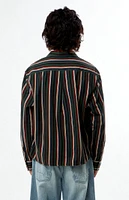 GUESS Originals Striped Woven Long Sleeve Shirt