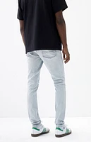 PacSun Stacked Skinny Light Indigo Destroyed Jeans