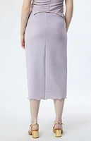 CIRCUS NY Ayra Lavender Frost Midi Skirt