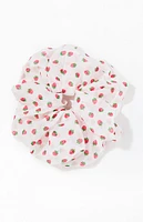 LA Hearts Oversized Strawberry Scrunchie