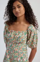 Obey Cleo Flower Mini Dress