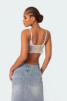 Edikted Greta Lace Bra Top