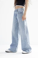 PacSun Lena Light Indigo Low Rise Super Baggy Jeans