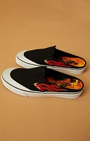 Vans x A$AP Worldwide Black & Red Classic Slip-On Mule Shoes