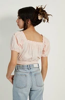 PacSun Kids Dobby Short Sleeve Top