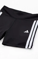 adidas Kids Black 3 Stripe Bike Shorts