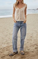John Galt Light Pink Tianna Top