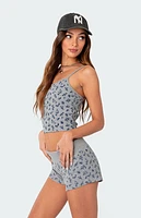 Edikted Wildflower Waffle Tank Top