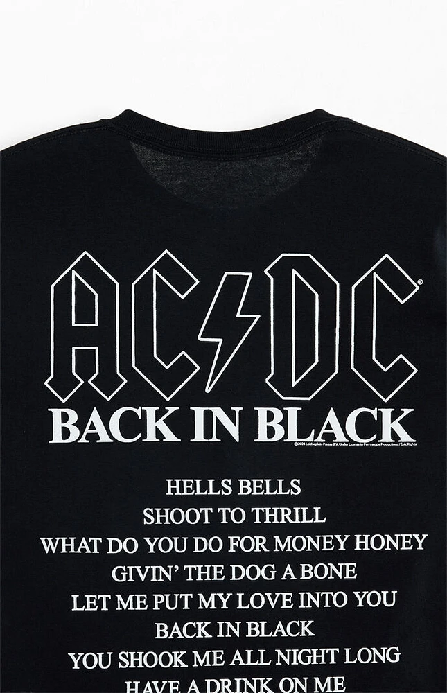 AC/DC Back Black Tour T-Shirt