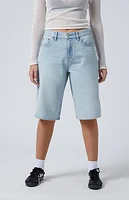 Pacsun Light Indigo Extreme Jorts