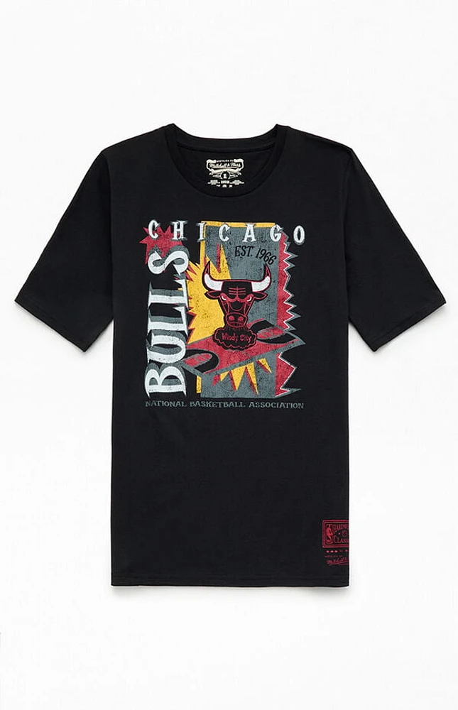 Mitchell & Ness Kids Chicago Bulls Retro 90’s Poster T-Shirt