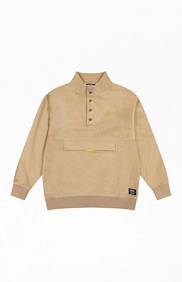 WeSC America Inc Massive Mock Neck Panel Block Corduroy Jacket