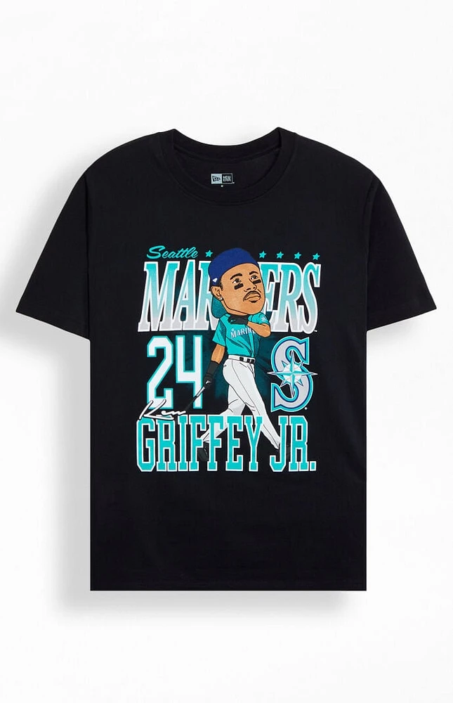 New Era Seattle Mariners Ken Griffey Jr. Caricature T-Shirt