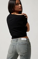 Pacsun Jade Low Rise Bootcut Jeans Light Indigo Tinted