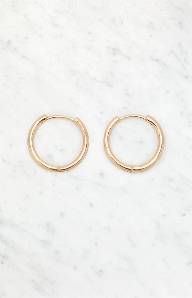 John Galt Gold Hoop Earrings