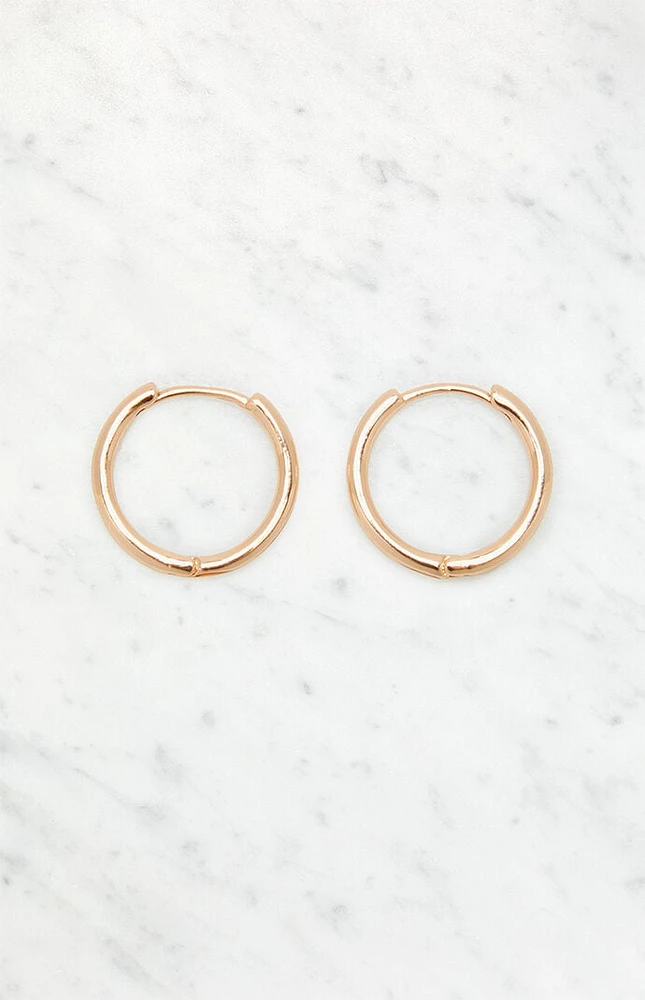 John Galt Gold Hoop Earrings