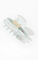 LA Hearts Blue Floral Hair Claw Clip
