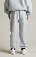 Fear of God Essentials Kids Light Heather Grey Fleece Sweatpants