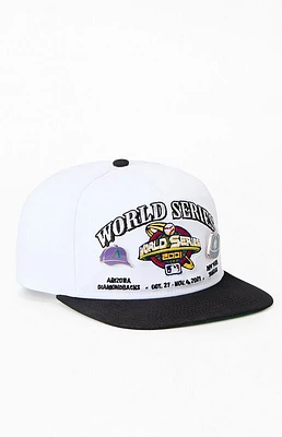 New Era 2001 World Series Diamondbacks vs Yankees Pin Golfer Snapback Hat