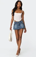 Edikted Marlen Striped Corset