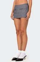 Edikted Magnolia Pinstripe Mini Skort