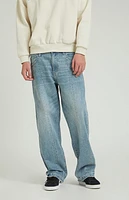 Pacsun Medium Indigo Pieced Baggy Jeans