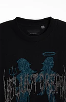 Velvet Dream Rhinestone Oversized T-Shirt