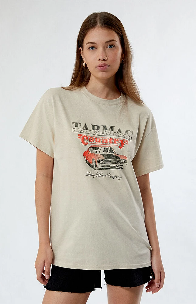 Daisy Street Tarmac Country Car T-Shirt