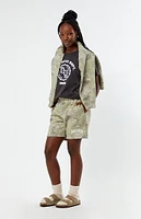 PacSun Kids Camo Embroidered Sweat Shorts