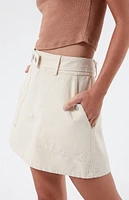 PacSun Belted A-Line Mini Skirt