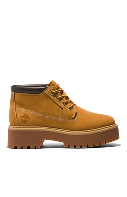 Timberland Women's Wheat Stone Street Mid Lace-Up Waterproof Boots