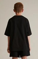 Fear of God Essentials Kids Black Crew Neck T-Shirt