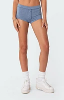 Edikted Maelle Pointelle Micro Shorts