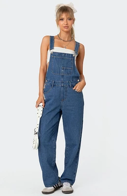 Edikted Rosemary Denim Overalls