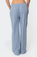 Edikted French Terry Straight Leg Sweatpants