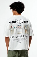 Pacsun Visual Studios Cropped Boxy T-Shirt