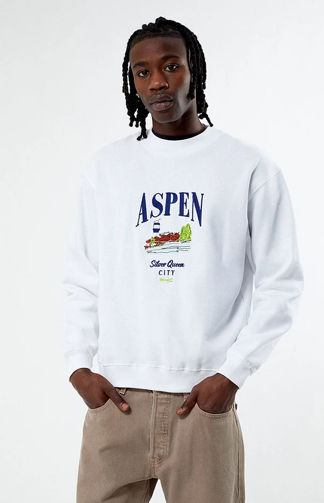 PacSun Aspen Embroidered Crew Neck Sweatshirt